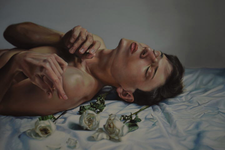 Malarstwo zatytułowany „My sweetheart” autorstwa Peter Duhaj, Oryginalna praca, Olej