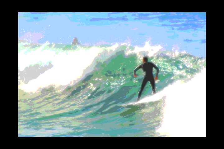 Fotografia intitolato "Surfer 7" da Peter Faure, Opera d'arte originale, Fotografia digitale
