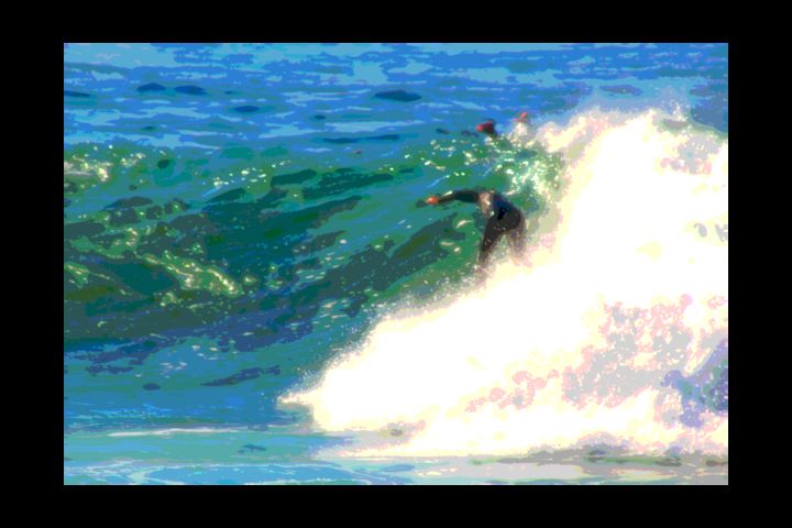 摄影 标题为“Surfer 8” 由Peter Faure, 原创艺术品, 数码摄影