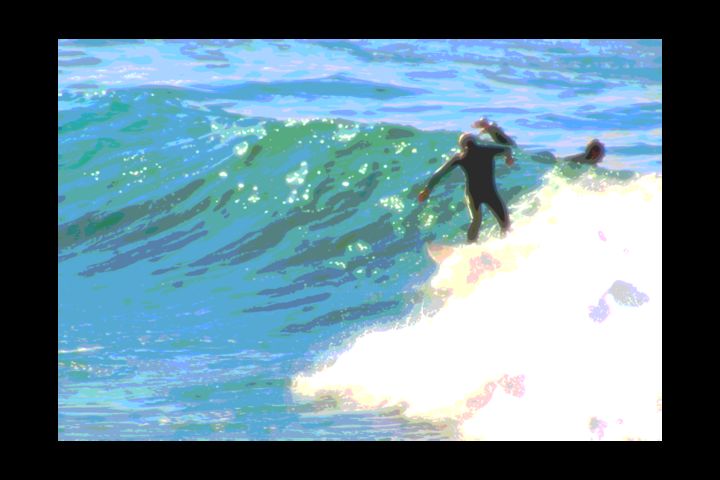 摄影 标题为“Surfer 9” 由Peter Faure, 原创艺术品, 数码摄影