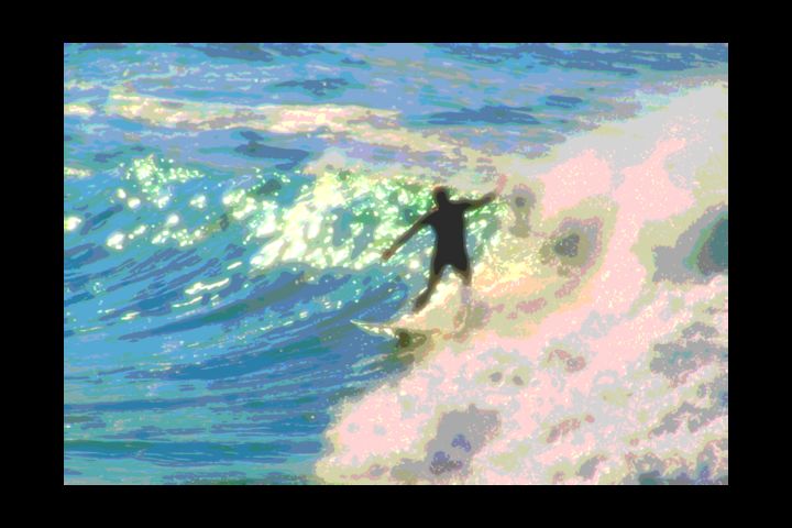 摄影 标题为“Surfer 10” 由Peter Faure, 原创艺术品, 数码摄影