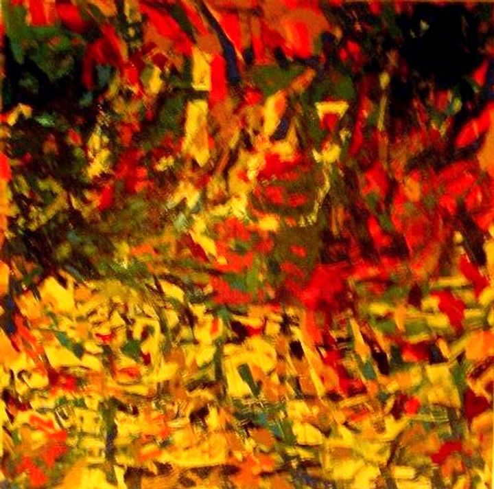 Malerei mit dem Titel "Seasons - Spring (S…" von Peter Jalesh, Original-Kunstwerk, Acryl