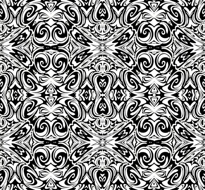 Grafika cyfrowa / sztuka generowana cyfrowo zatytułowany „Snowflake embroidery” autorstwa Peter Jalesh, Oryginalna praca, Ma…