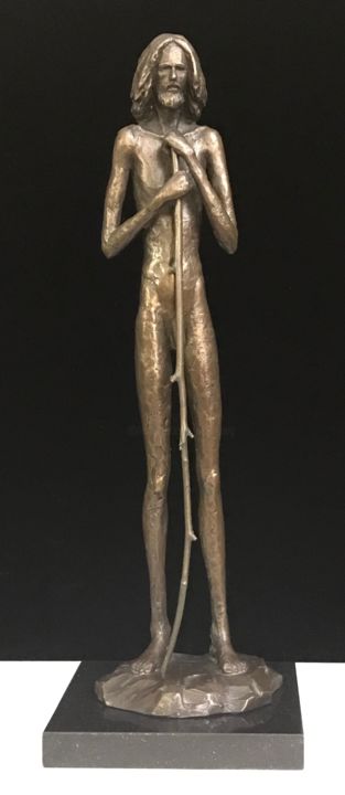 Sculpture intitulée "Wanderer" par Peter King, Œuvre d'art originale, Métaux