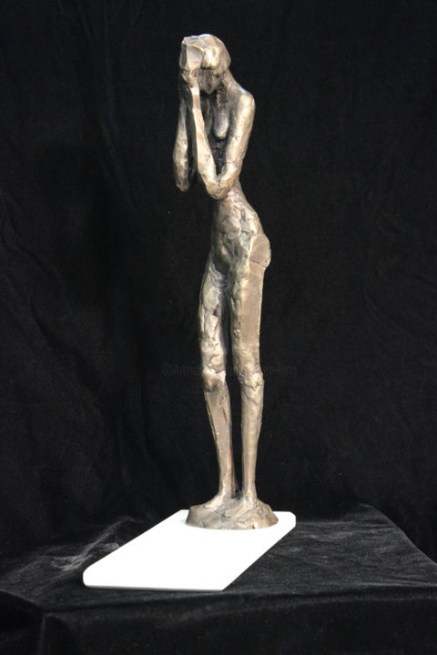 Sculpture intitulée "Unseen" par Peter King, Œuvre d'art originale, Métaux