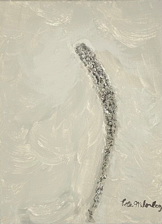 Peinture intitulée "Fossil" par Peter Malmberg, Œuvre d'art originale, Acrylique