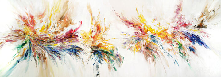 Peinture intitulée "Stick: Soft Daydrea…" par Peter Nottrott, Œuvre d'art originale, Acrylique