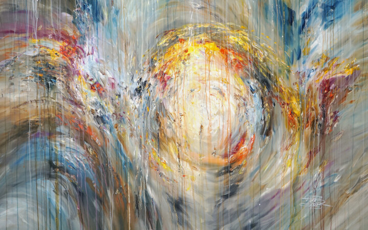 Картина под названием "Gate Of Heaven X X…" - Peter Nottrott, Подлинное произведение искусства, Акрил