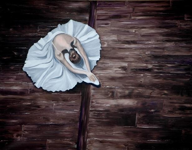 Painting titled "Ballerina" by Peter Seminck, Original Artwork, Oil