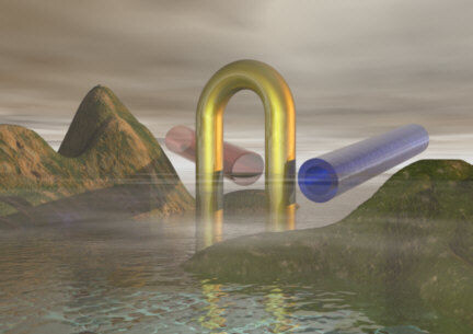 Arts numériques intitulée "Arco6" par Peter Steinlechner, Œuvre d'art originale