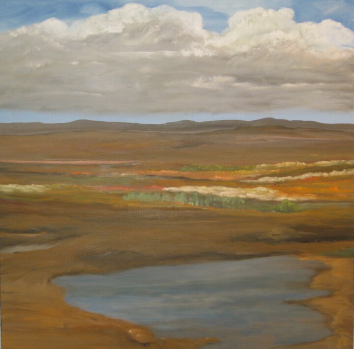 "Painted-Desert" başlıklı Tablo Peter Stutz tarafından, Orijinal sanat, Petrol