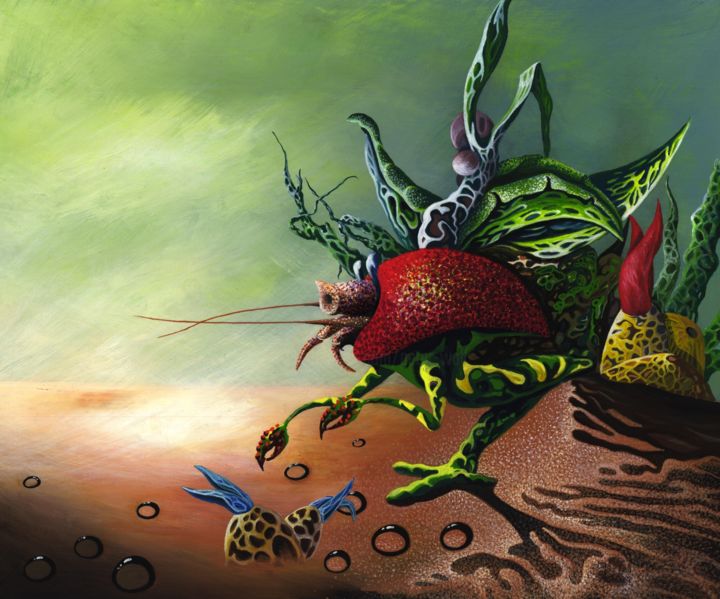Arte digital titulada "Alienhopper" por Picturewall, Obra de arte original, Otro