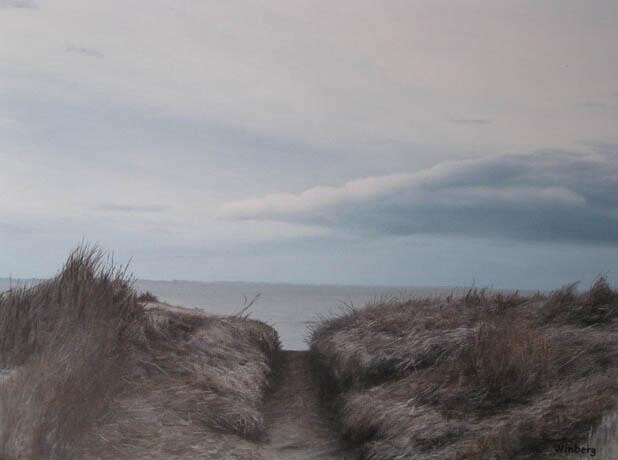 Peinture intitulée "Chilly dawn" par Peter Winberg, Œuvre d'art originale, Huile
