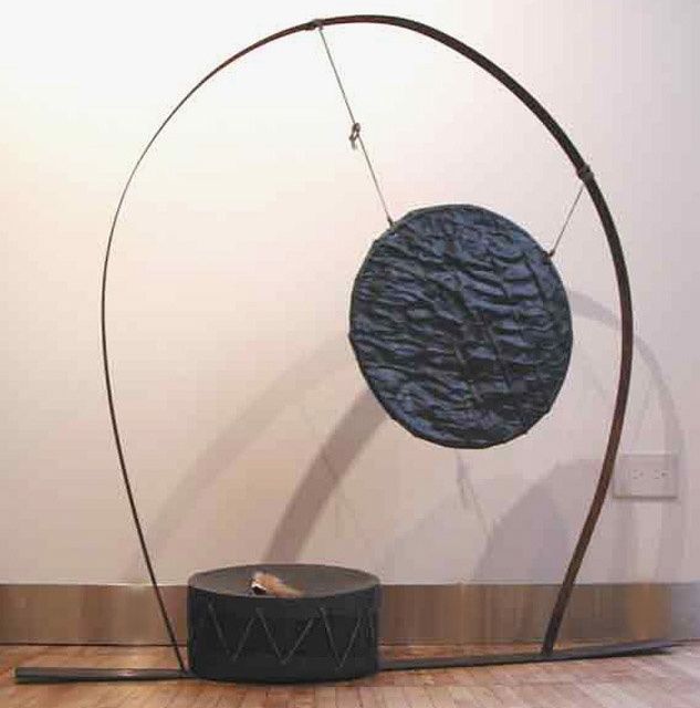 Sculpture titled "Cross Cultures" by Metal-I-Genics Studio, Original Art,