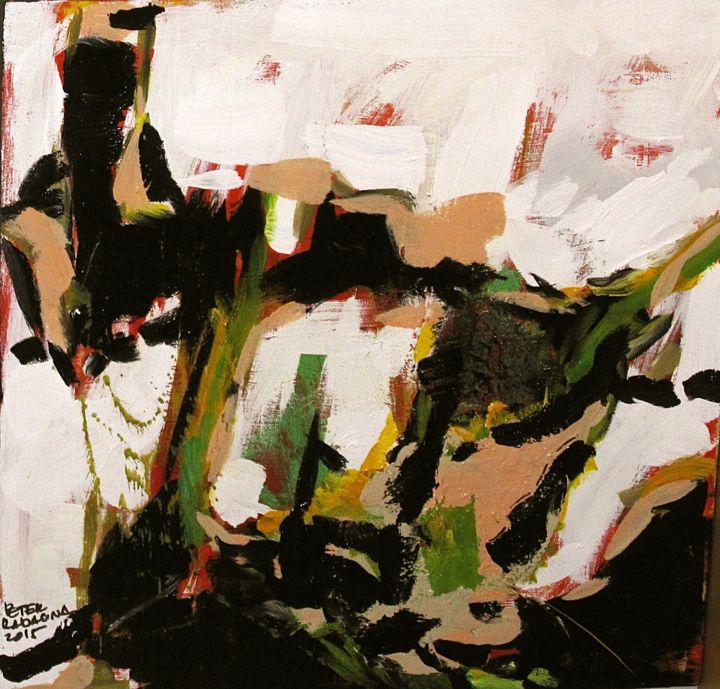 Painting titled "after that" by Peter Radacina, Original Art,
