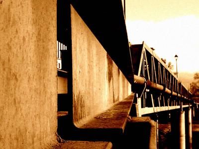 Fotografía titulada "Bridge" por Peter Rolfe, Obra de arte original