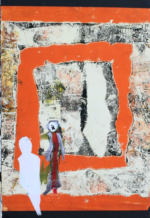 Collages intitulée "Untitled" par Peter Stringer, Œuvre d'art originale, Acrylique