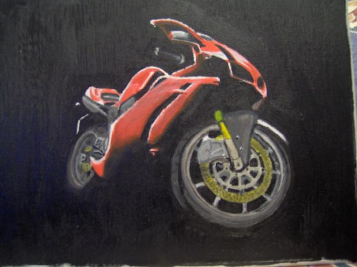 Arts numériques intitulée "Ducati 999R acrylic" par Peter Whitehouse, Œuvre d'art originale