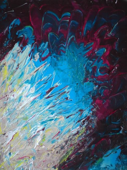 Peinture intitulée "Intuition" par Petite Paquerette, Œuvre d'art originale,