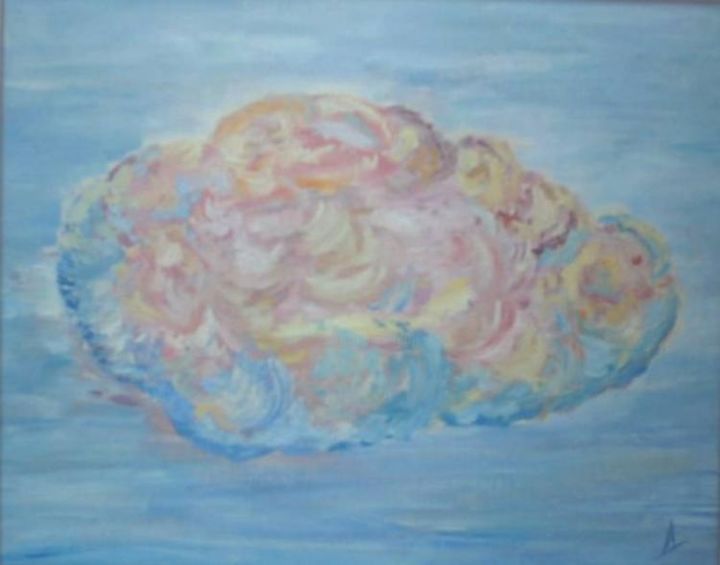 Peinture intitulée "Cloud" par Les Petits Pinceaux De Norah Joy, Œuvre d'art originale