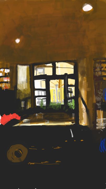 Digitale Künste mit dem Titel "Kaiserslautern St.…" von Petra Hüther, Original-Kunstwerk, 2D Digital Work Auf Andere starre…