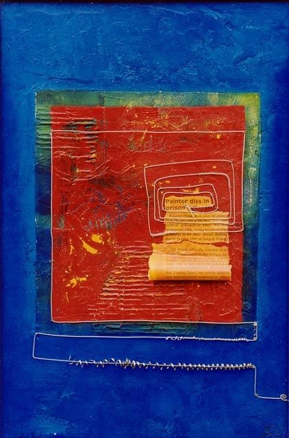 Peinture intitulée "Hommage à Kalsang D…" par Petra Schubert Lechner, Œuvre d'art originale, Huile