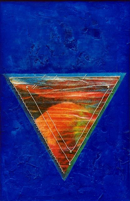 Pintura intitulada "Hommage à Sonam" por Petra Schubert Lechner, Obras de arte originais, Óleo