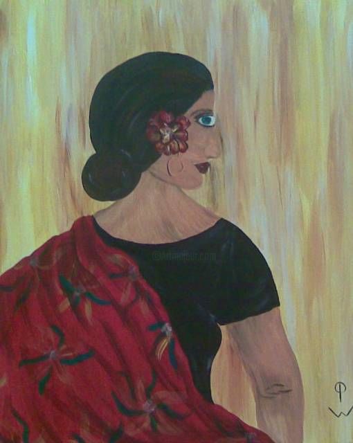 Painting titled "Elena" by Petra Wohlwerth, Original Artwork