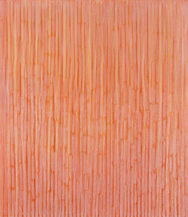 Painting titled "Orange" by Petr Johan Marek, Original Artwork, Oil