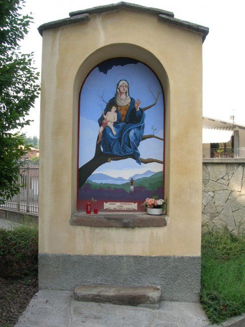 Pittura intitolato "la Madonna dell'alb…" da Franco Petrosemolo, Opera d'arte originale