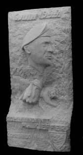 Sculpture titled "Stele commemorative…" by Sculpteur Petrus, Original Artwork