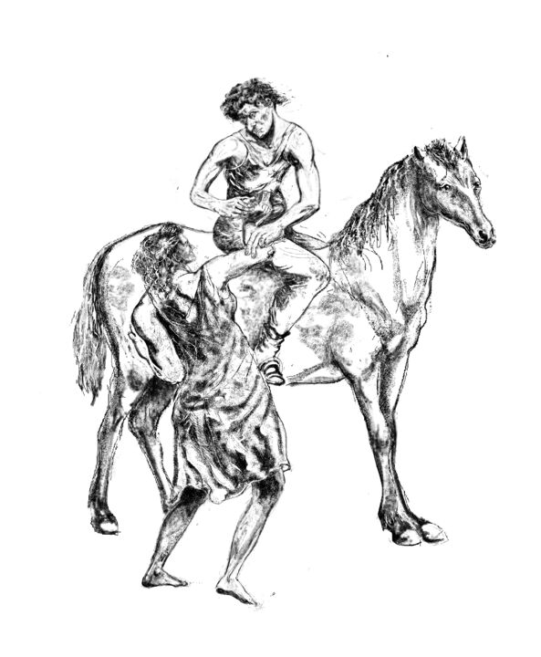 Digital Arts titled "petit cheval" by Philippe Vincendeau, Original Artwork, 2D Digital Work