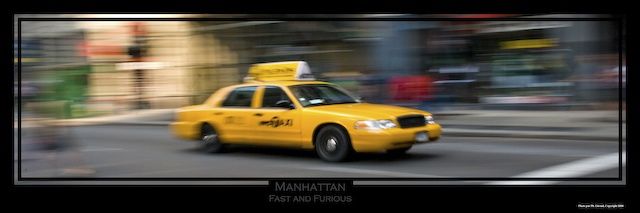 Taxi Jaune À New-York, Photography by Phg Photographe