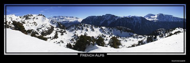 Фотография под названием "Panoramique de mont…" - Phg Photographe, Подлинное произведение искусства