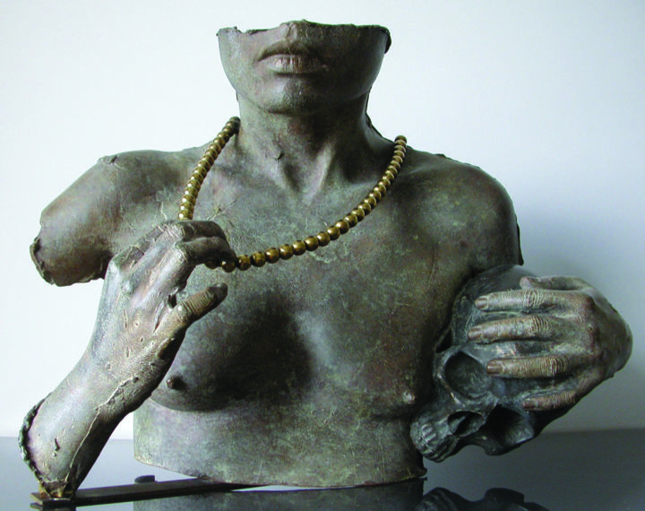 Sculpture intitulée "la-luxure-vanite.jpg" par Philippe Guillemet, Œuvre d'art originale, Métaux