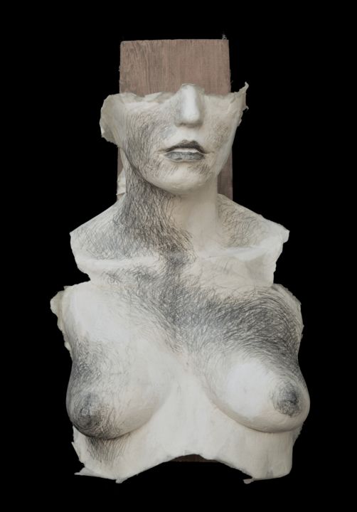 Sculpture intitulée "buste-i.gif" par Philippe Guillemet, Œuvre d'art originale