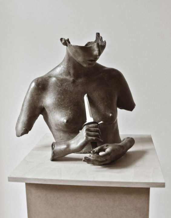Sculpture intitulée "romy-lucrece.jpg" par Philippe Guillemet, Œuvre d'art originale