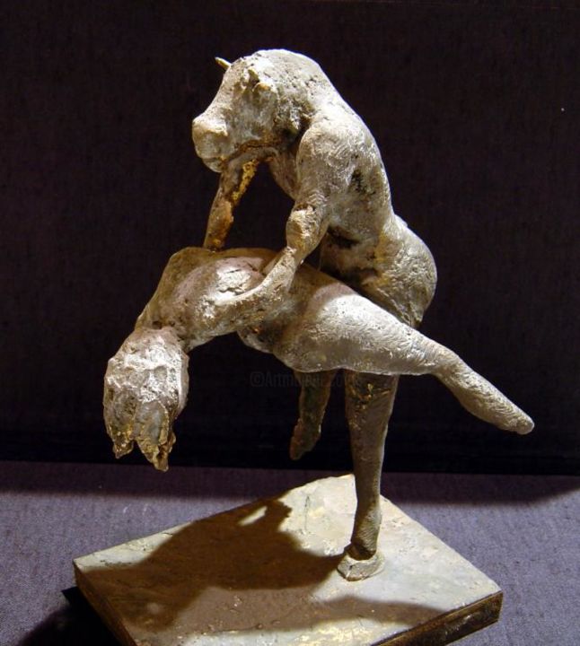 Sculpture titled "Il Minotauro" by Filippo Liardo, Original Artwork, Other