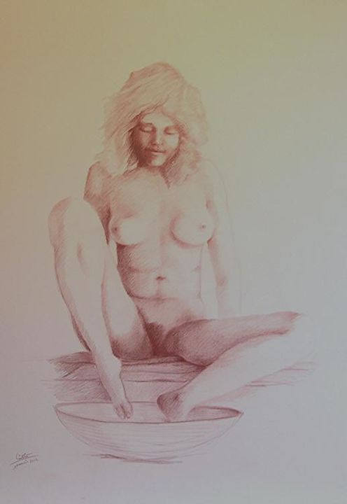 Painting titled "figura" by Filippo Liardo, Original Artwork, Oil