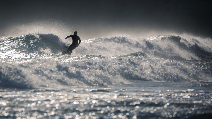 "the wave" başlıklı Fotoğraf Philippe Holbé tarafından, Orijinal sanat, Fotoşopsuz fotoğraf