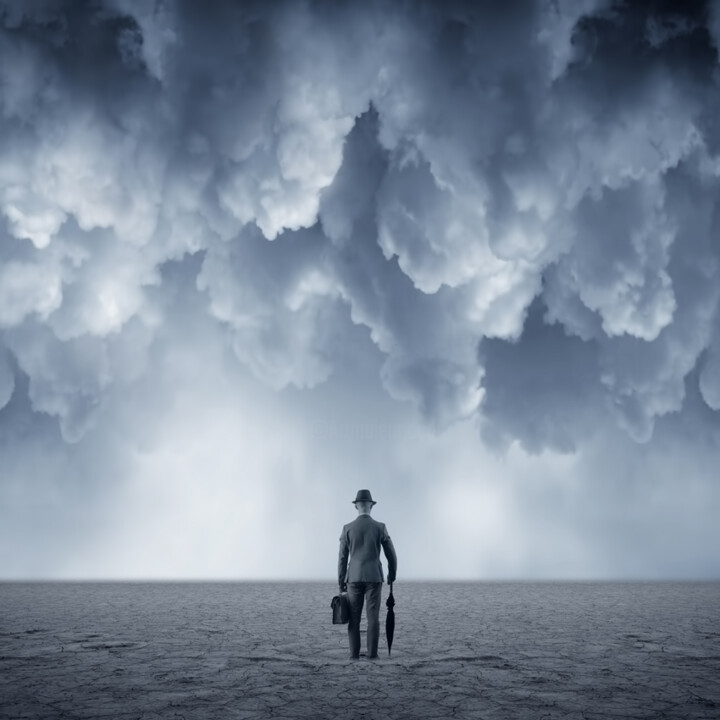 Arte digital titulada "the sky is falling" por Philip Mckay, Obra de arte original, Trabajo Digital 2D