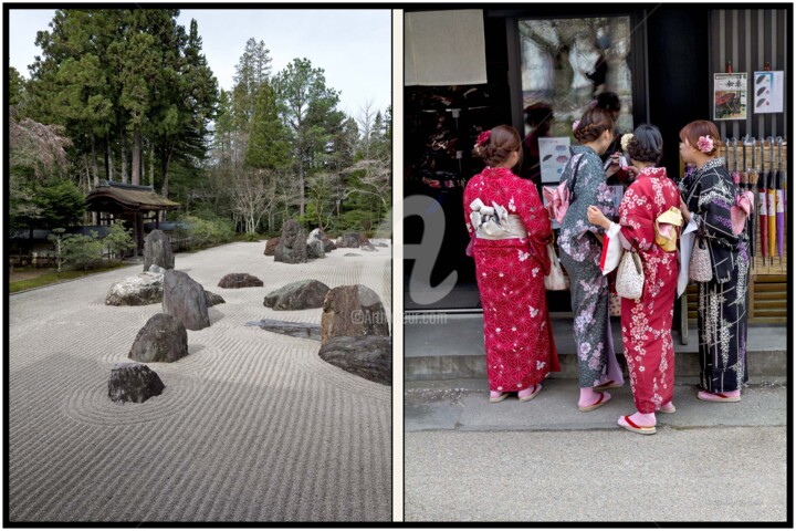 Photographie intitulée "Japon 3" par Philip Rejean, Œuvre d'art originale, Photographie numérique Monté sur Carton