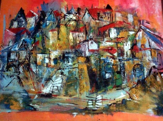 Painting titled "Toroja" by Philippe Abril, Original Artwork