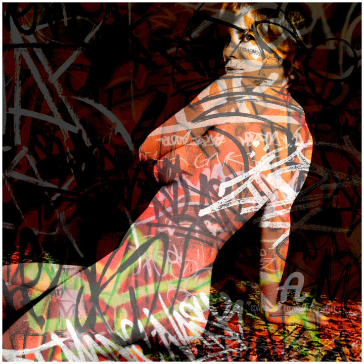 Photography titled "A-graphée 003" by Philippe Alliet, Original Artwork, Digital Photography