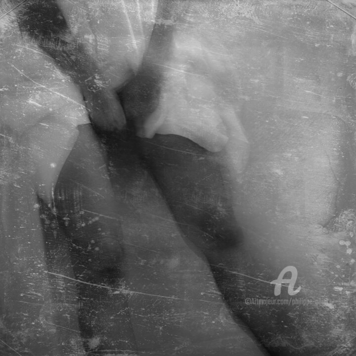 「L'âme des fantômes…」というタイトルの写真撮影 Philippe Allietによって, オリジナルのアートワーク, アナログ写真 その他の剛性パネルにマウント