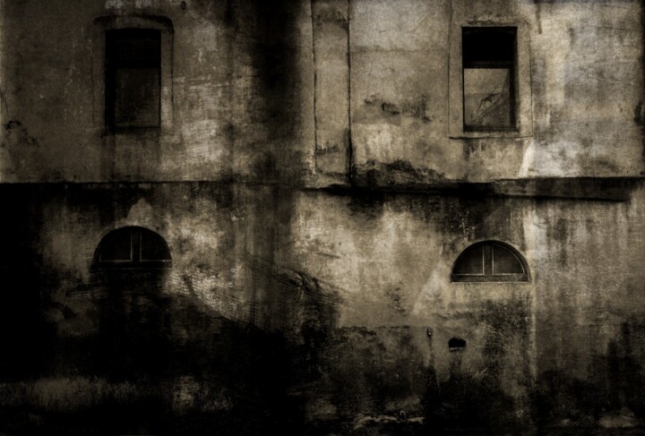 Photography titled "Façade II" by Philippe Berthier, Original Artwork, Manipulated Photography