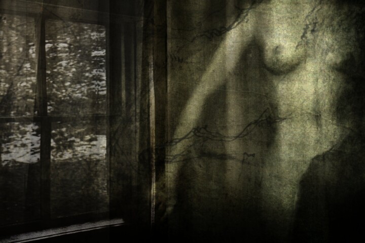Photographie intitulée "La fenêtre nue......" par Philippe Berthier, Œuvre d'art originale, Photographie numérique