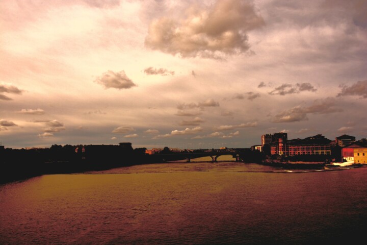 Photographie intitulée "une vue de toulouse" par Philippe Berthier, Œuvre d'art originale, Photographie numérique