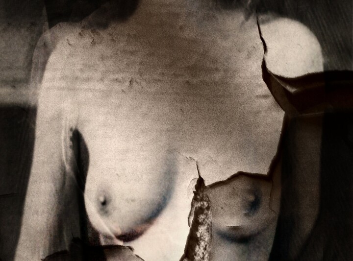 Photography titled "Ecorchure....." by Philippe Berthier, Original Artwork, Manipulated Photography