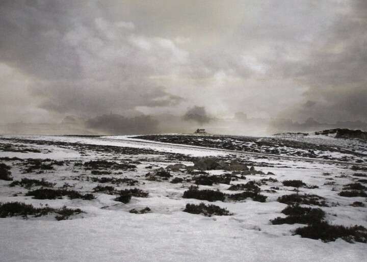 Fotografie getiteld "Hivernal...." door Philippe Berthier, Origineel Kunstwerk, Gemanipuleerde fotografie